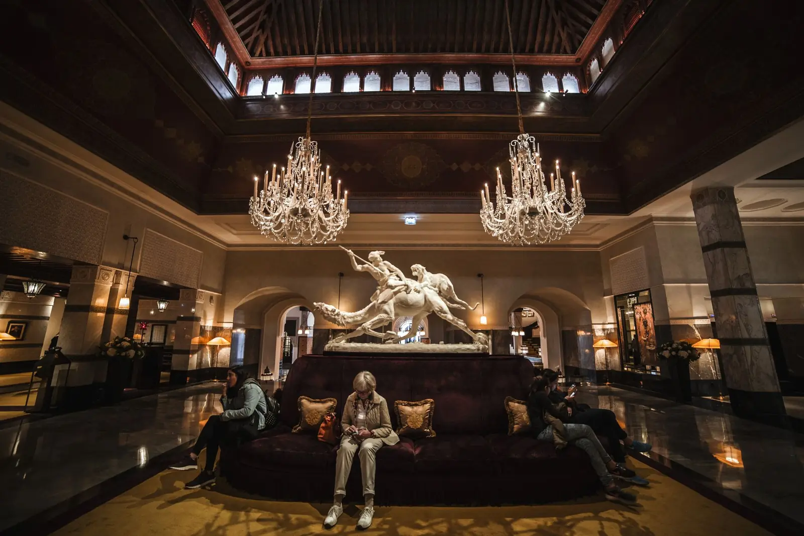 Interiør i Merquavianroyalstay kasino-hotell